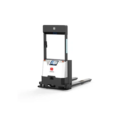 Qual é a faixa de ajuste de velocidade de uma empilhadeira AGV?