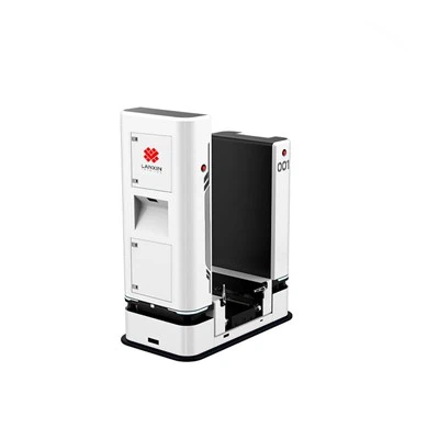 Como um AGV gerencia seu estoque durante o transporte?